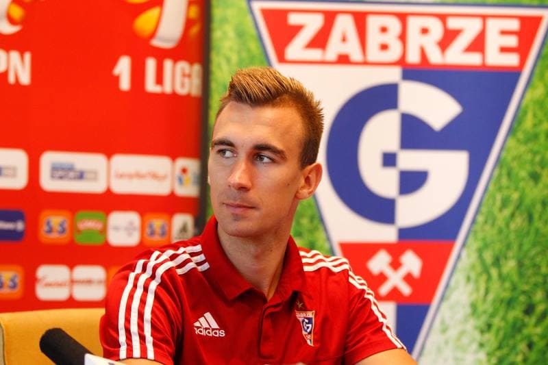 Football. Gornik Zabrze. Press Conference. 14.10.2016