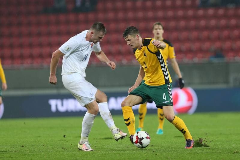 Football. World Cup Qualifiers. Slovakia - Lithuania. 11.11.2016