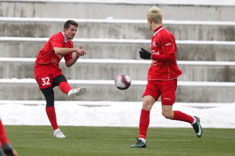 Football. Sparing. FK Poprad - Podbeskidzie Bielsko-Biala. 20.01.2017