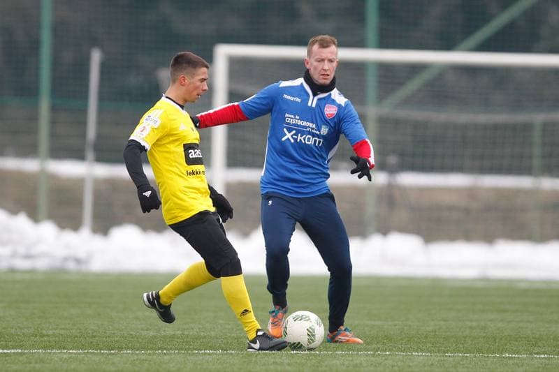 Football. Sparing. GKS Katowice - Rakow Czestochowa. 11.02.2017