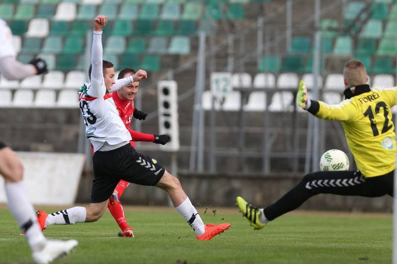 Football. Sparing. Zaglebie Sosnowiec - GKS Tychy. 25.02.2017