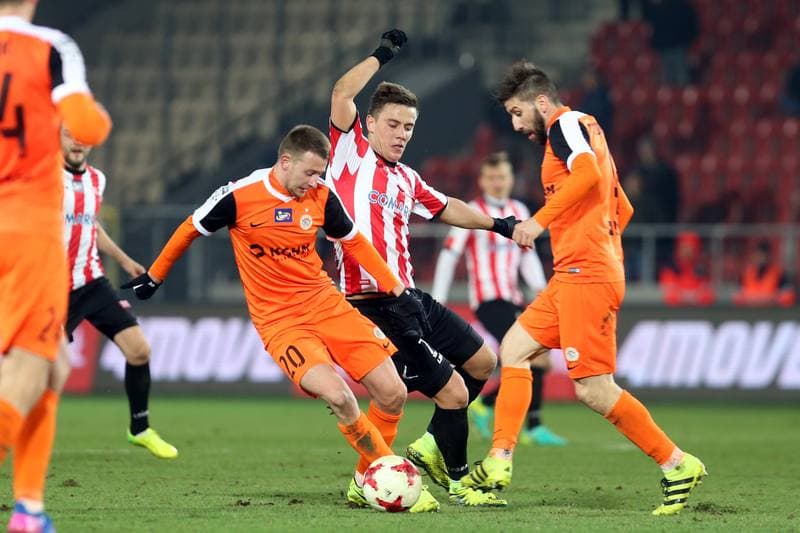 Football. Lotto Ekstraklasa. Cracovia Krakow - Zaglebie Lubin. 13.03.2017