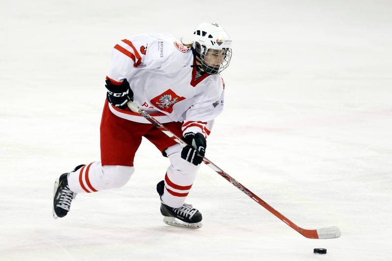Ice Hockey. Women's World Championship. Poland - Slovakia. 08.04.2017