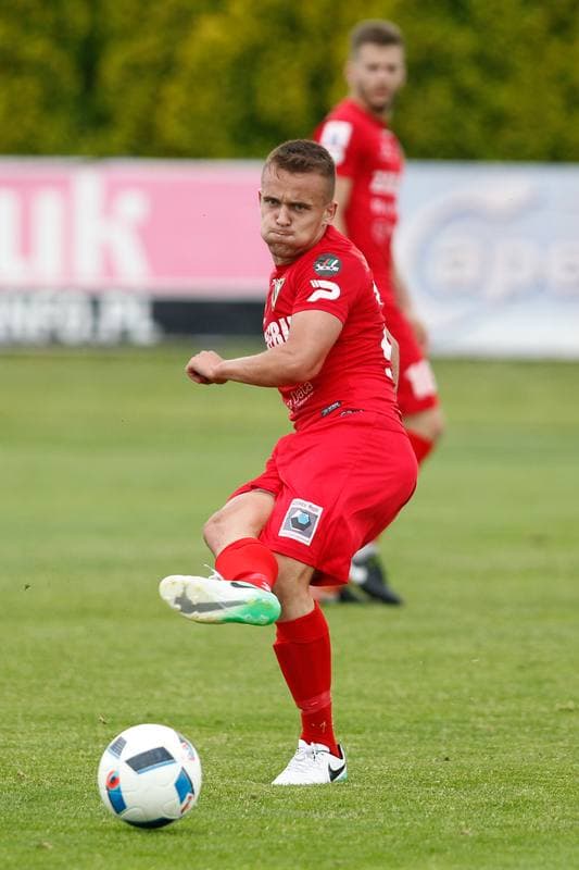 Football. Sparing. Zaglebie Sosnowiec - Karpaty Lwow. 01.07.2017