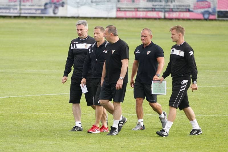 Football. Sparing. Zaglebie Sosnowiec - Karpaty Lwow. 01.07.2017