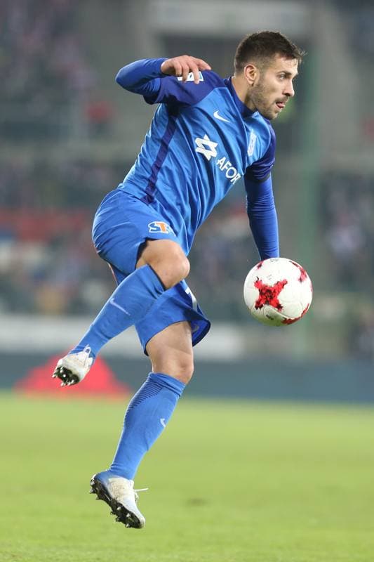 Football. Lotto Ekstraklasa. Gornik Zabrze - Lech Poznan. 04.11.2017