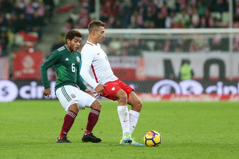 Football. International Friendly. Poland - Mexico. 13.11.2017
