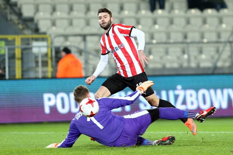 Football. Lotto Ekstraklasa. Cracovia Krakow - Korona Kielce. 04.12.2017