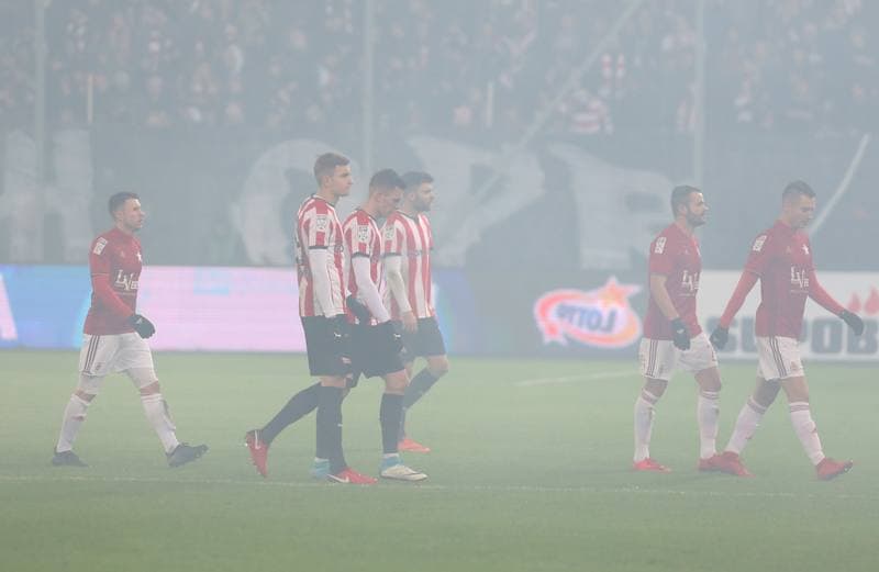 Football. Lotto Ekstraklasa. Cracovia Krakow - Wisla Krakow. 13.12.2017