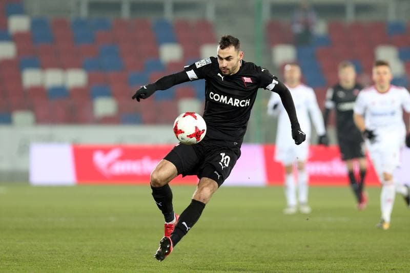 Football. Lotto Ekstraklasa. Gornik Zabrze - Cracovia Krakow. 18.12.2017