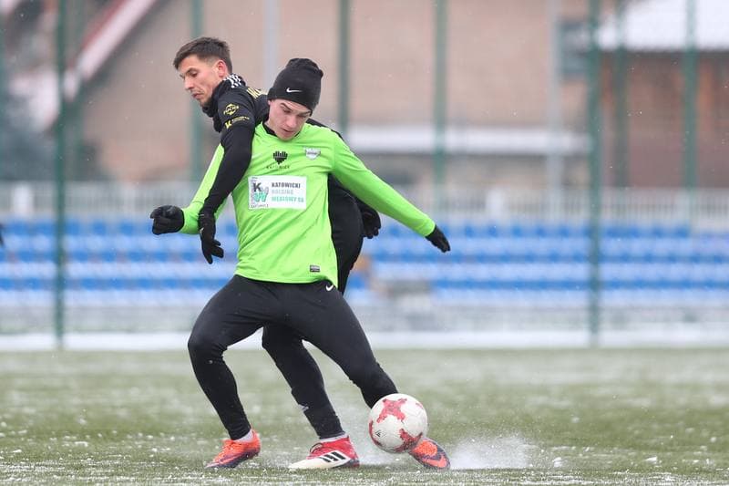 Football. Sparing. GKS Katowice - Rozwoj Katowice. 24.02.2018