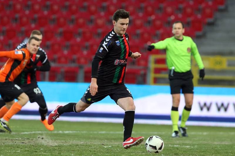 Football. Nice I Liga. GKS Tychy - Chrobry Glogow. 03.03.2018