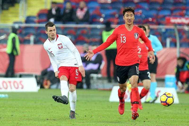 Football. International Friendly. Poland - South Korea. 27.03.2018