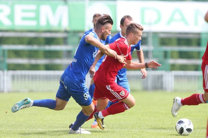 Football. Sparing. Podbeskidzie Bielsko-Biala - Piast Gliwice. 07.07.2018