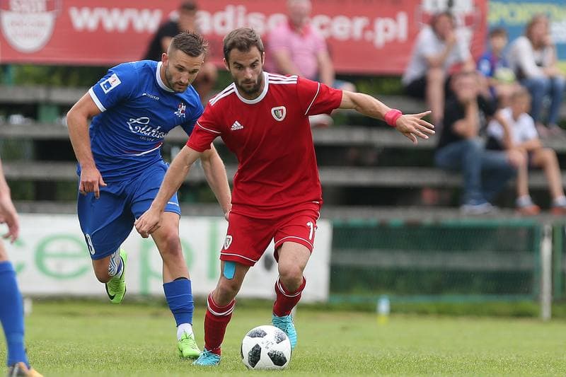Football. Sparing. Podbeskidzie Bielsko-Biala - Piast Gliwice. 07.07.2018