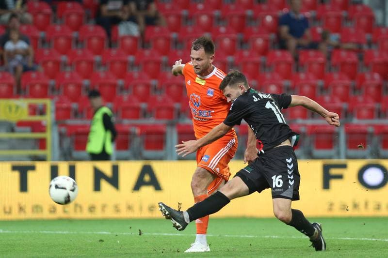 Football. Fortuna I Liga. GKS Tychy - Bruk-Bet Termalica Nieciecza. 11.08.2018