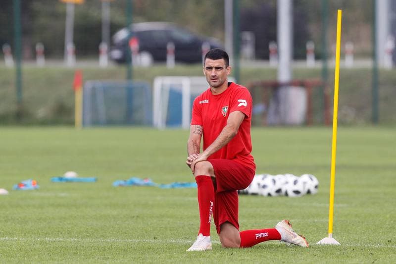 Football. Zaglebie Sosnowiec. Training. 06.09.2018
