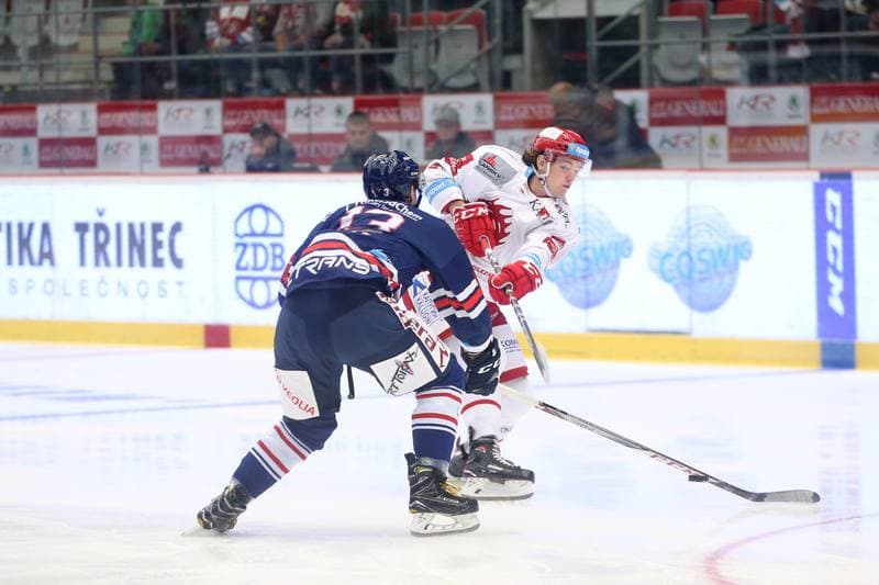 Ice Hockey. Tipsport Extraliga. Ocelari Trinec - HC Vitkovice Ridera. 07.10.2018