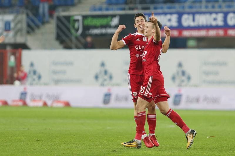 Football. Lotto Ekstraklasa. Piast Gliwice - Wisla Krakow. 02.11.2018
