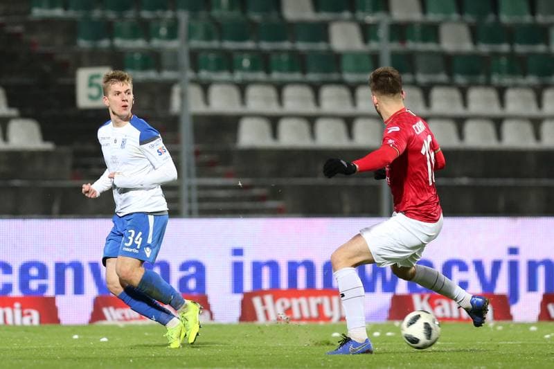 Football. Lotto Ekstraklasa. Zaglebie Sosnowiec - Lech Poznan. 16.12.2018