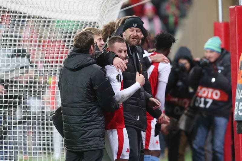 Football. UEFA Europa League. Slavia Prague - Sevilla FC. 14.03.2019