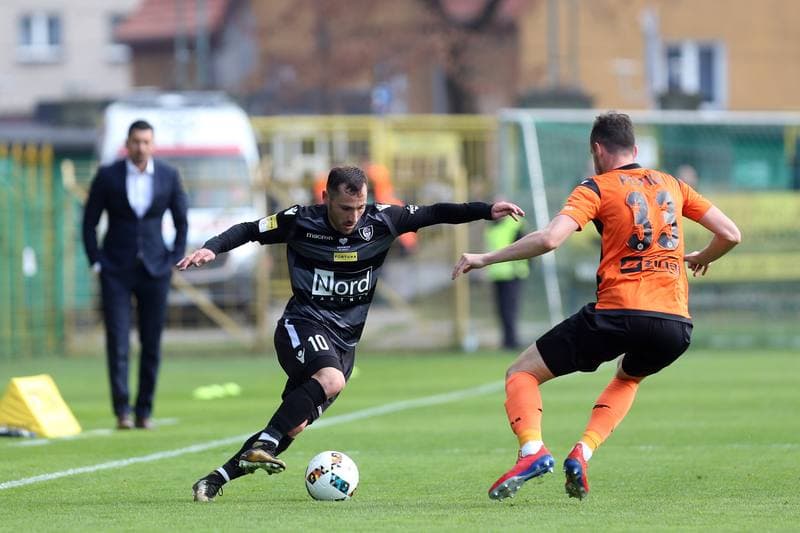 Football. Fortuna I Liga. GKS Katowice - Chrobry Glogow. 07.04.2019