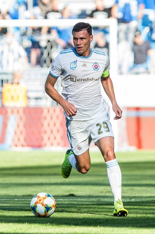 Football. Europa League. Slovan Bratislava - KF Feronikeli. 24.07.2019