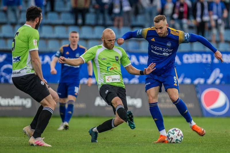 Football. III Liga. Ruch Chorzow - ROW 1964 Rybnik. 15.05.2021