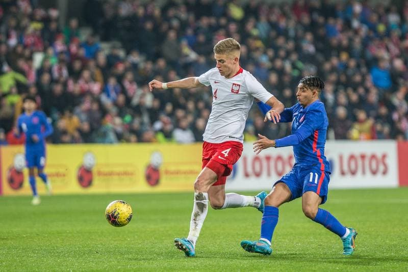 Football. UEFA Elite League. Poland - England. 25.03.2022