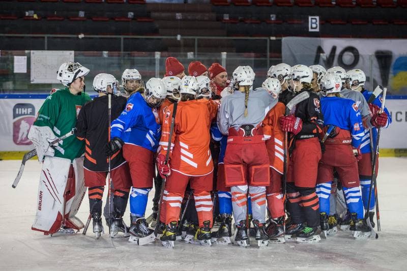 Ice Hockey. Poland national team. Training. 04.04.2022