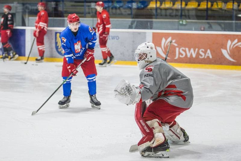 Ice Hockey. Poland national team. Training. 06.04.2022