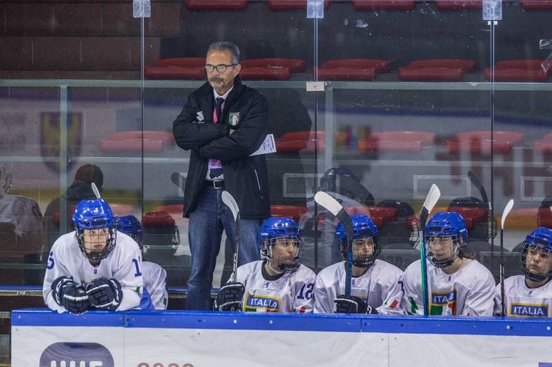 Ice Hockey. Women's World Championship Division 1B. Slovenia - Italy. 08.04.2022