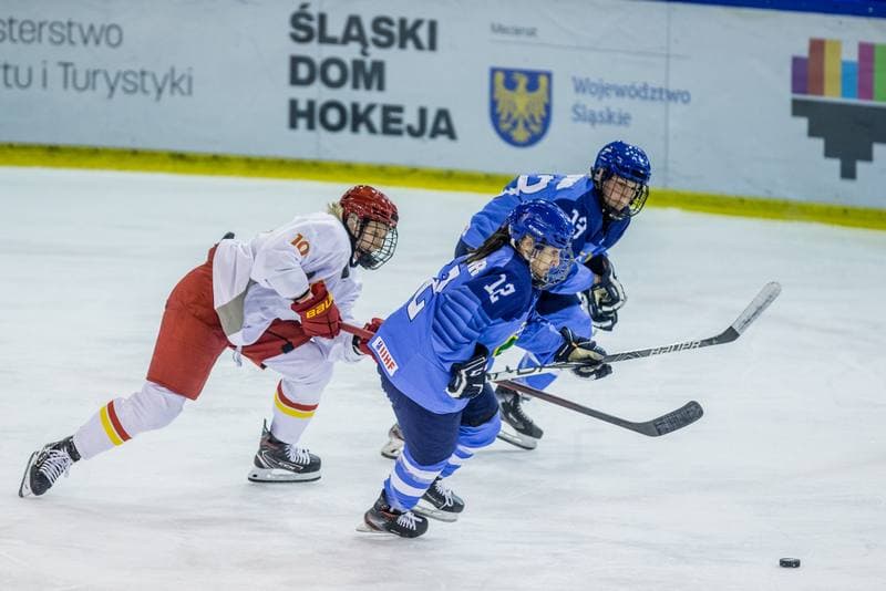 Ice Hockey. Women's World Championship Division 1 Group B. Italy - China. 09.04.2022