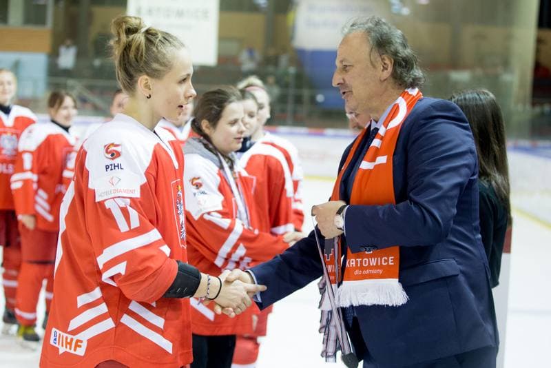 Ice Hockey. Women's World Championship Division 1B. Poland - China. 14.04.2022