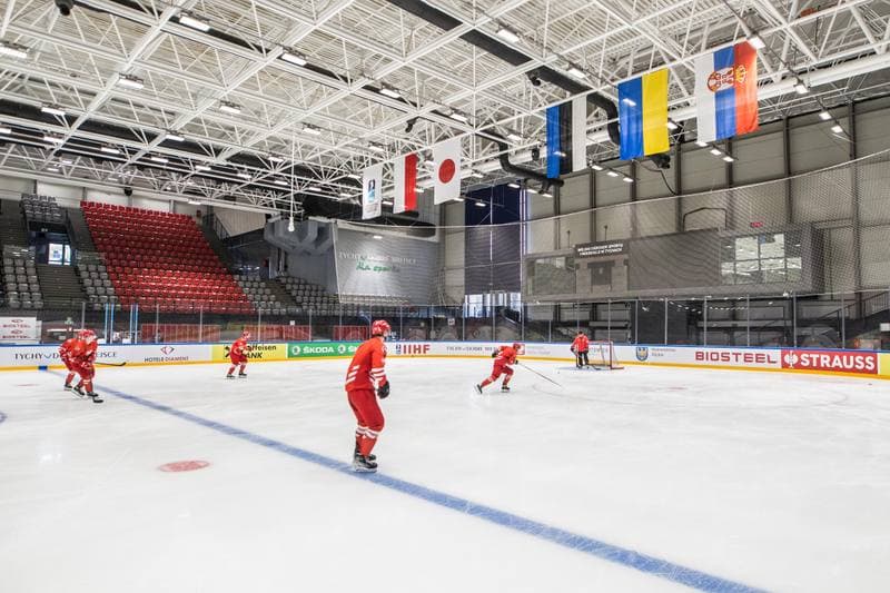 Ice Hockey. Poland national team. Training. 24.04.2022