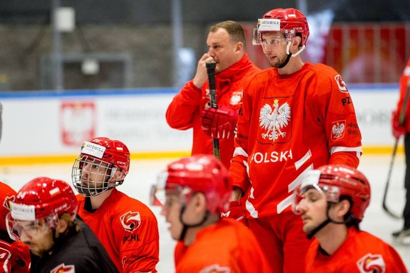 Ice Hockey. Poland national team. Training. 01.05.2022