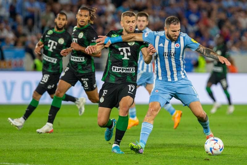 Football. UEFA Champions League. Slovan Bratislava - Ferencvaros. 27.07.2022