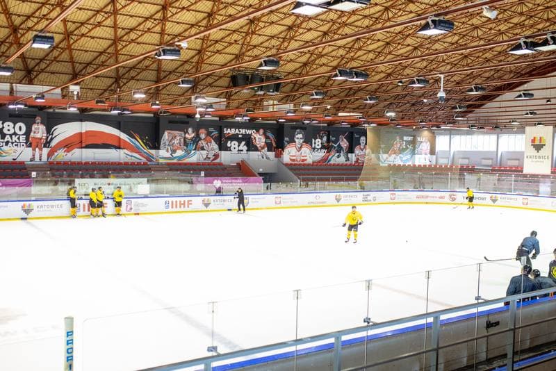 Ice Hockey. GKS Katowice. Training. 01.08.2022