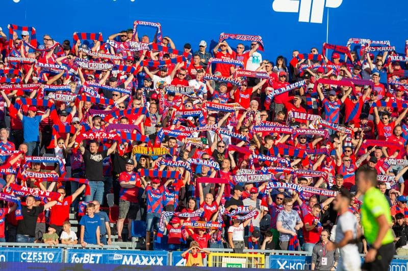 Football. UEFA Conference League. Rakow Czestochowa - Spartak Trnava. 11.08.2022