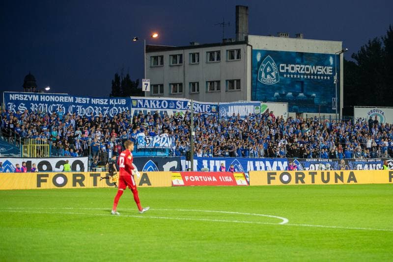 Football. Fortuna I Liga. Ruch Chorzow - Gornik Leczna. 11.08.2022