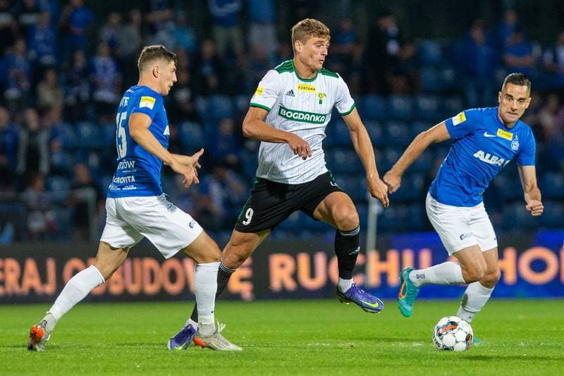 Football. Fortuna I Liga. Ruch Chorzow - Gornik Leczna. 11.08.2022