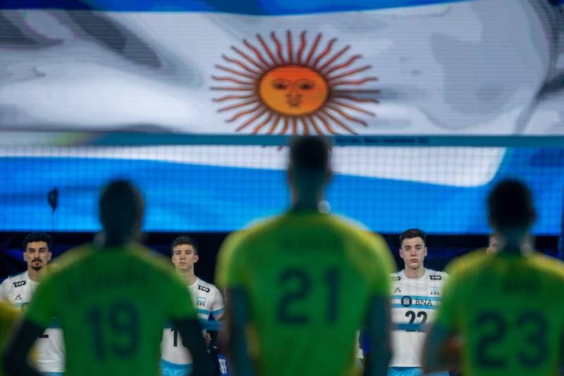 Volleyball. FIVB Men's World Championship. Argentina - Brazil. 08.09.2022
