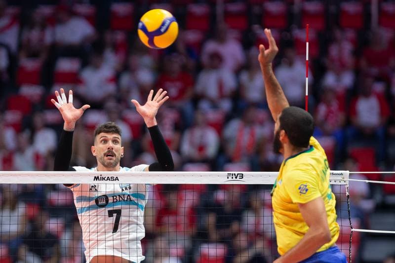 Volleyball. FIVB Men's World Championship. Argentina - Brazil. 08.09.2022