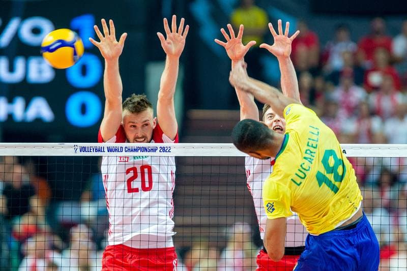 Volleyball. FIVB Men's World Championship. Poland - Brazil. 10.09.2022
