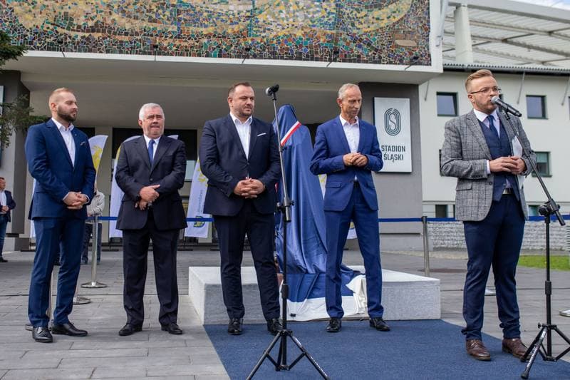 Football. Slask Stadion. Monument Unveiling. 13.09.2022