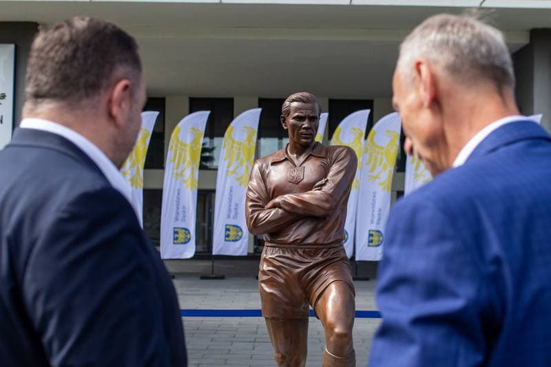 Football. Slask Stadion. Monument Unveiling. 13.09.2022