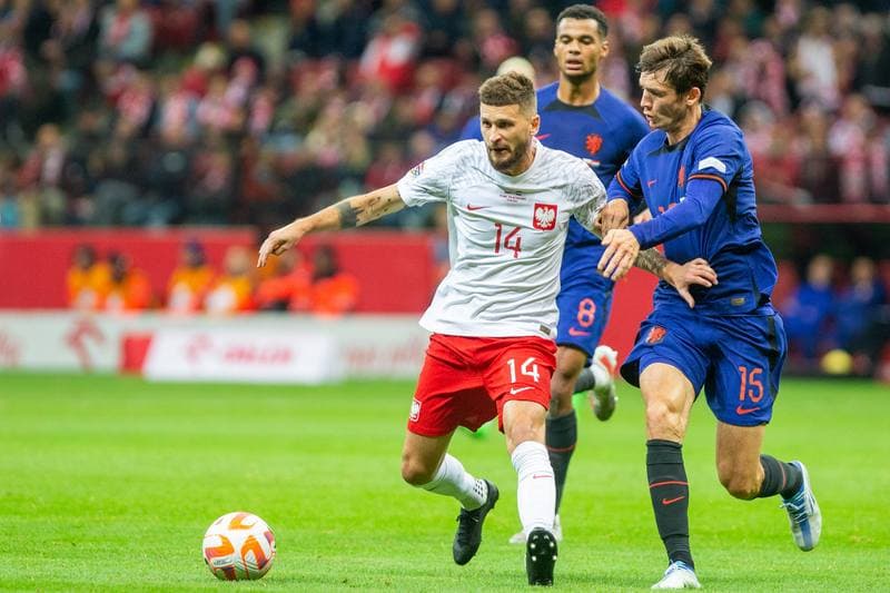 Football. UEFA Nations League. Poland - Netherlands. 22.09.2022