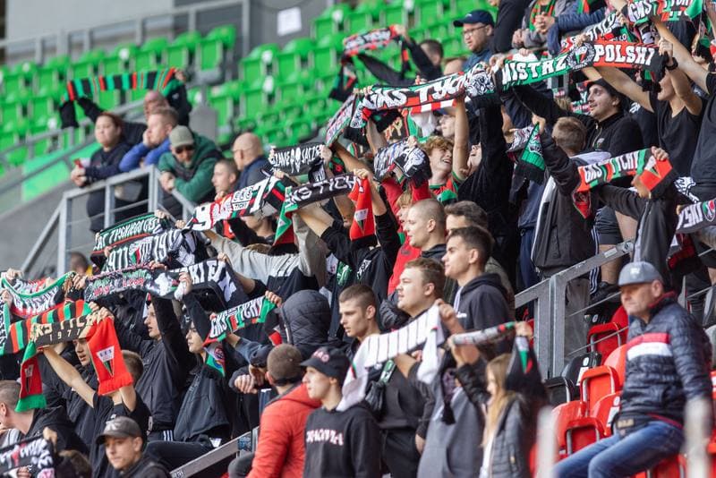 Football. Fortuna I Liga. GKS Tychy - Puszcza Niepolomice. 23.10.2022