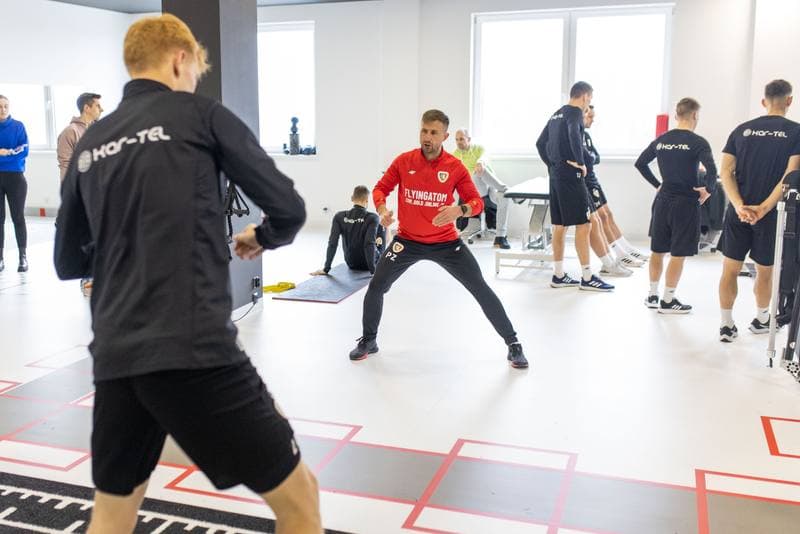 Football. Piast Gliwice. Training. 04.12.2022