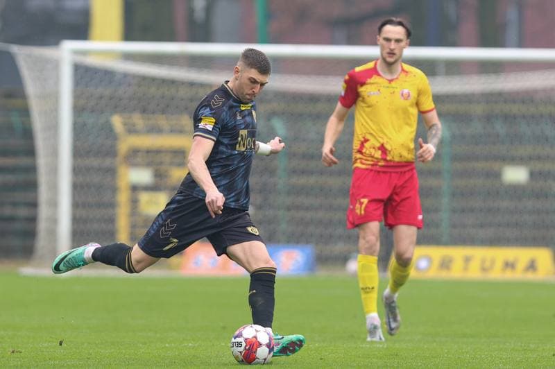Football. Fortuna I Liga. GKS Katowice - Znicz Pruszkow. 02.03.2024